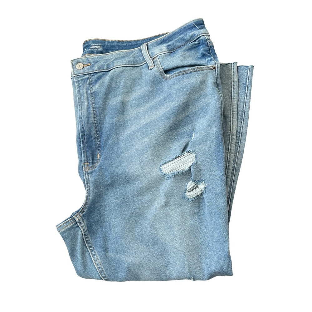 Old Navy 360 Stretch Extra High Rise Rockstar Super Skinny Womens Plus Size 28